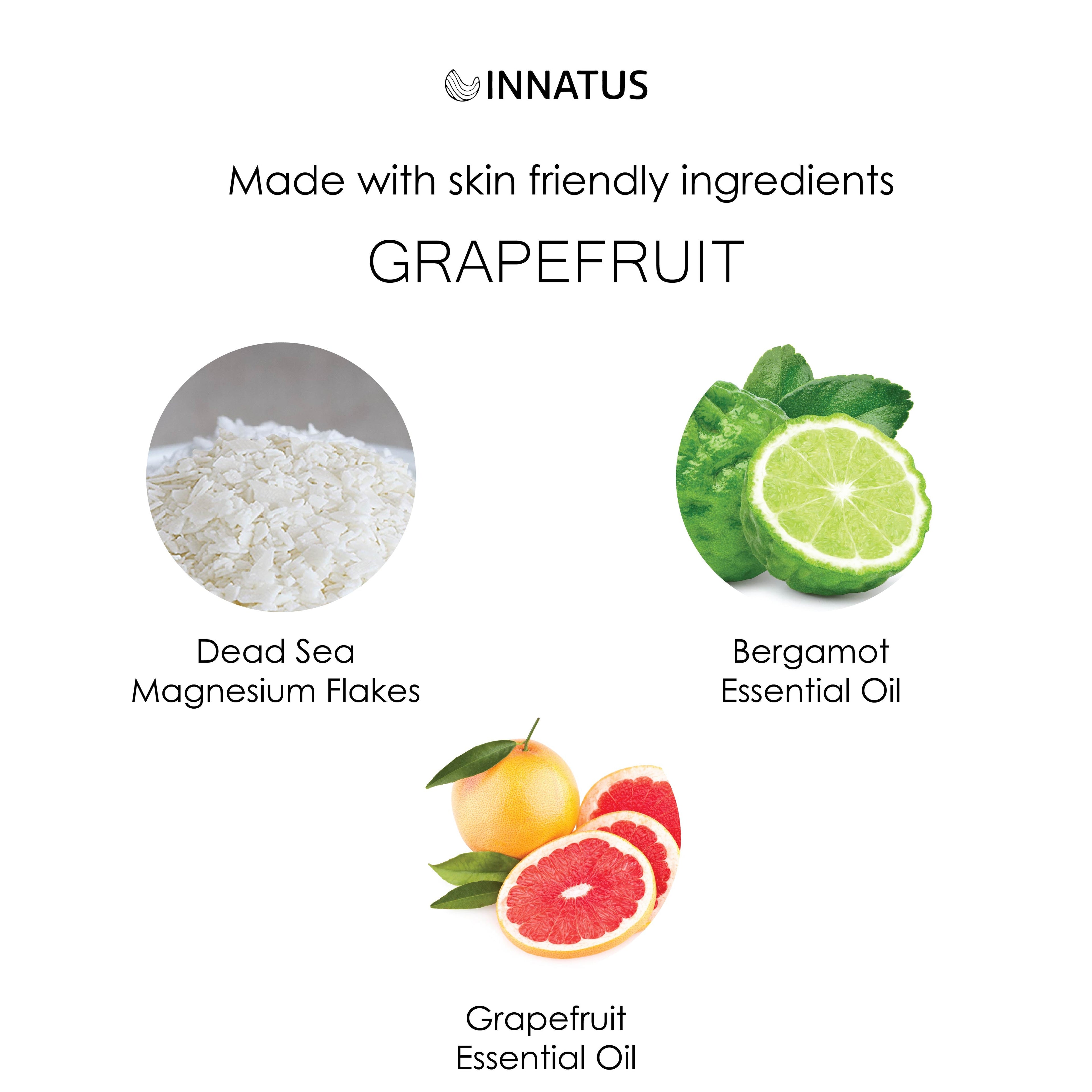 Spiritual Wellness Dead Sea Magnesium Flakes — Grapefruit Uplift