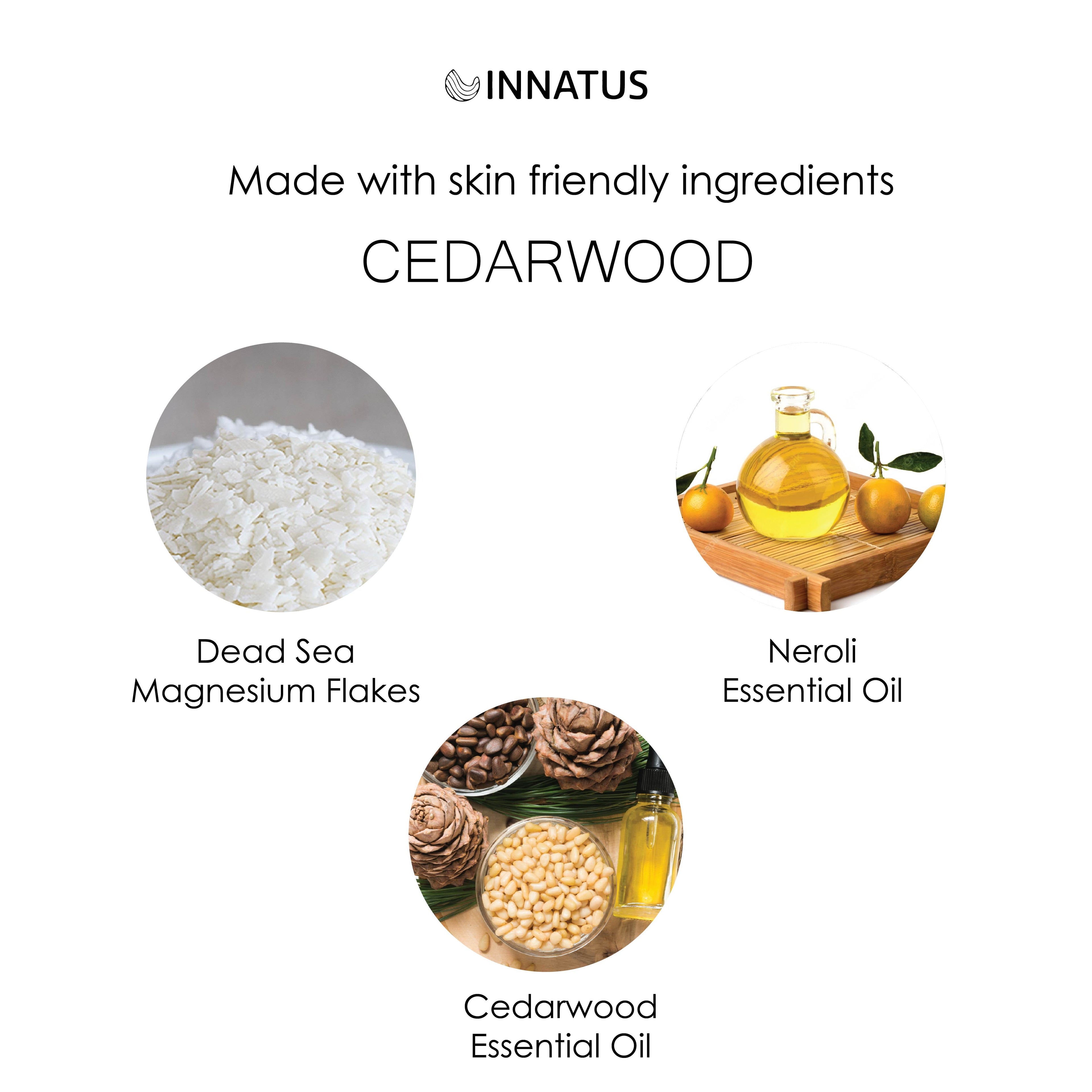 Spiritual Wellness Dead Sea Magnesium Flakes — Cedarwood Grounding